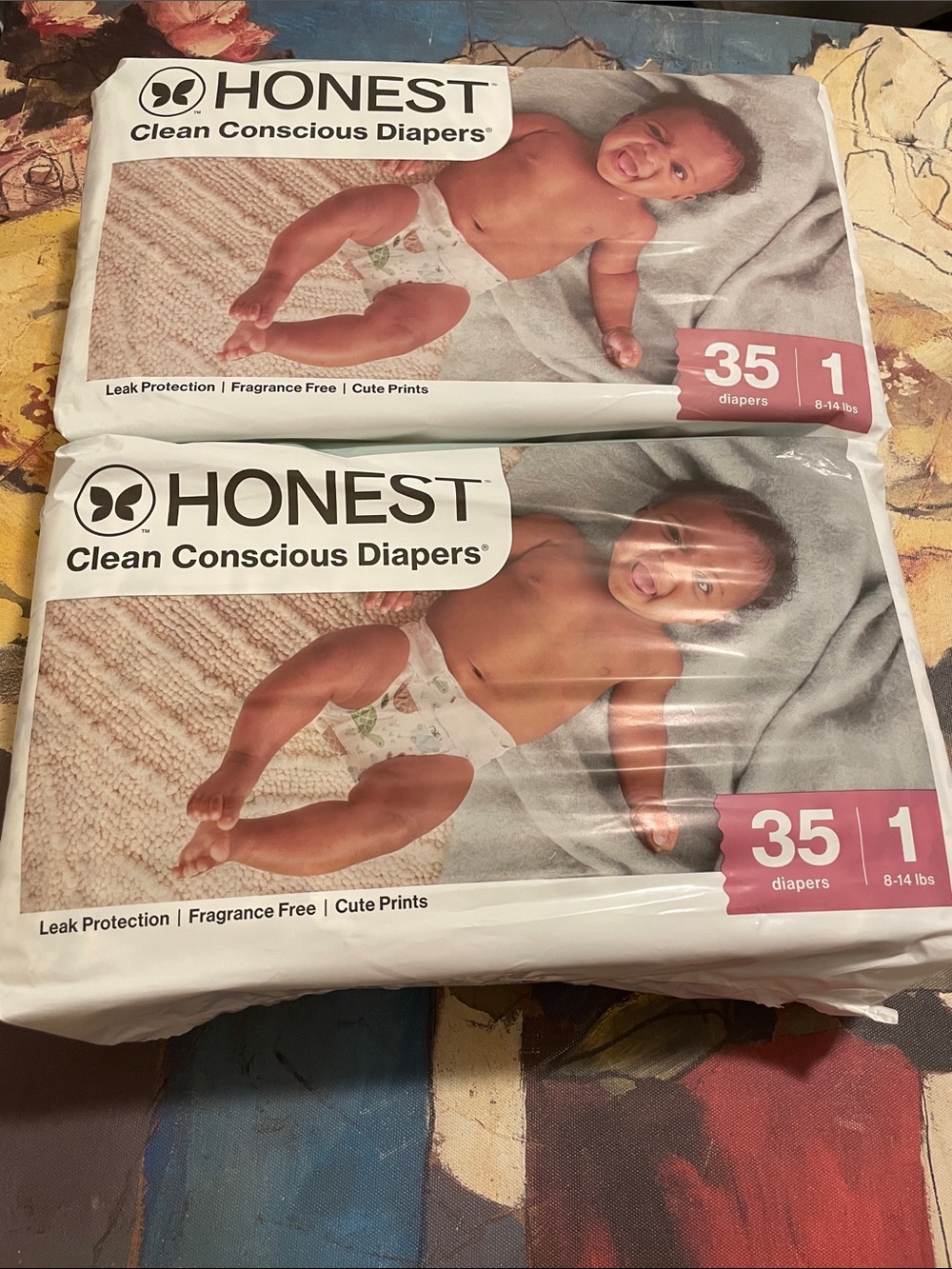 2 Packs of Size: 1 Diapers